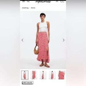 Madewell Floral Skirt - 10